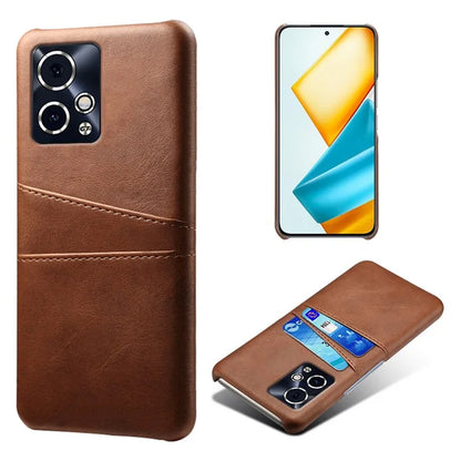 For Honor 90 GT 5G Phone Case Dual Card Holder Leather+PC Cover