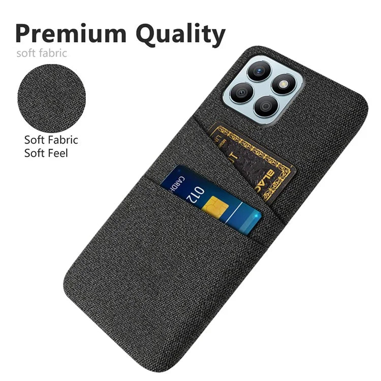 For Honor X8b 4G Phone Case Dual Card Slots Hard PC Back Cover