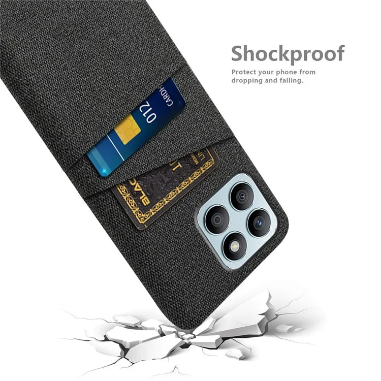 For Honor X8b 4G Phone Case Dual Card Slots Hard PC Back Cover