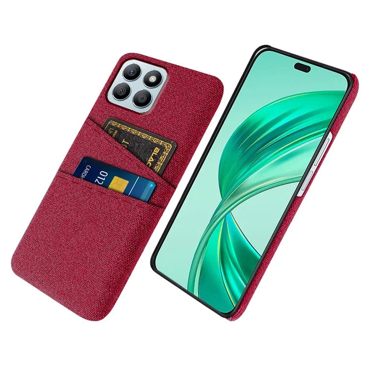 For Honor X8b 4G Phone Case Dual Card Slots Hard PC Back Cover