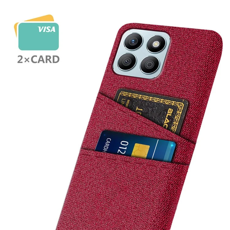 For Honor X8b 4G Phone Case Dual Card Slots Hard PC Back Cover