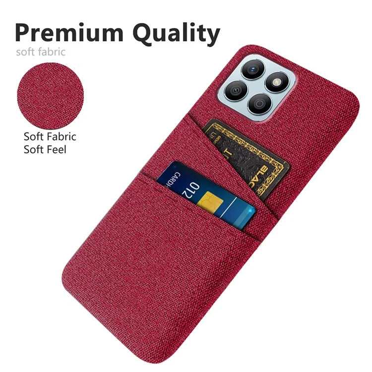 For Honor X8b 4G Phone Case Dual Card Slots Hard PC Back Cover