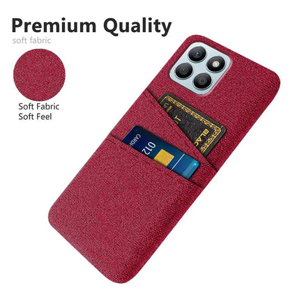For Honor X8b 4G Phone Case Dual Card Slots Hard PC Back Cover