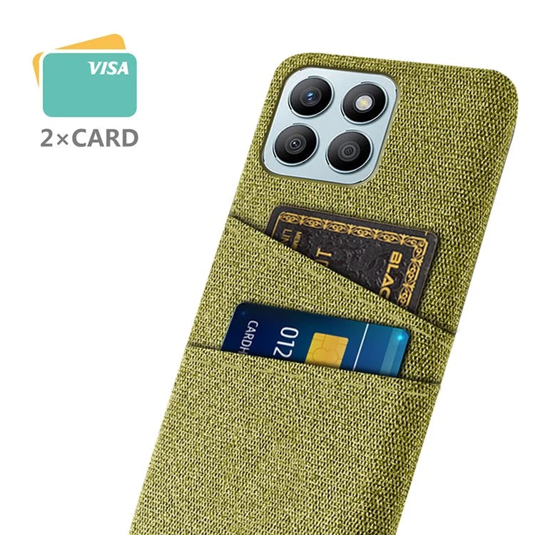 For Honor X8b 4G Phone Case Dual Card Slots Hard PC Back Cover