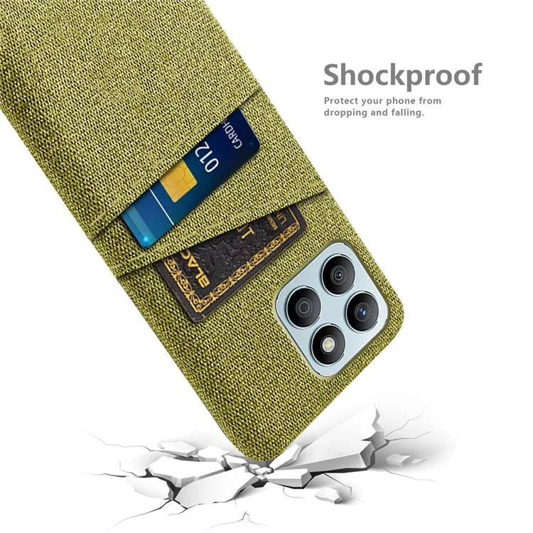 For Honor X8b 4G Phone Case Dual Card Slots Hard PC Back Cover