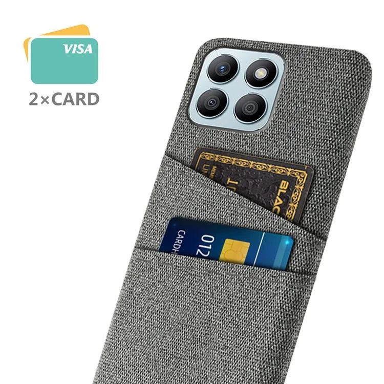 For Honor X8b 4G Phone Case Dual Card Slots Hard PC Back Cover