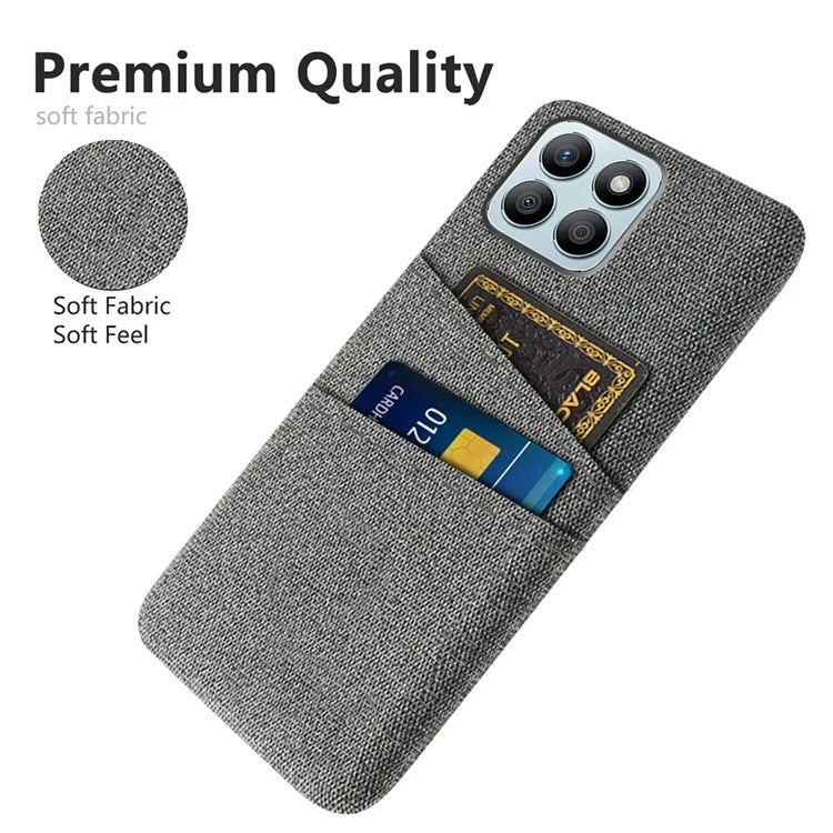 For Honor X8b 4G Phone Case Dual Card Slots Hard PC Back Cover