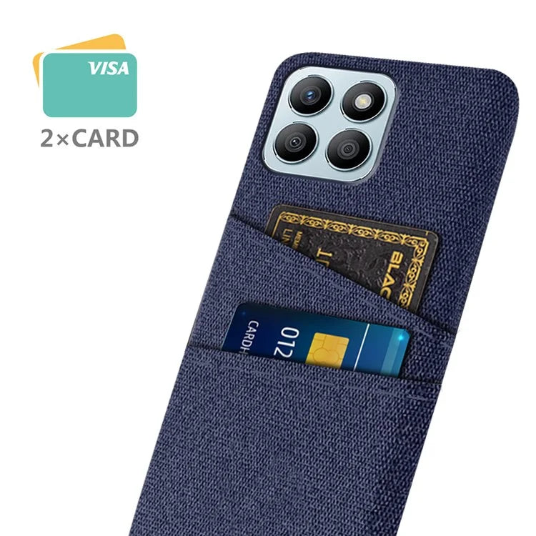 For Honor X8b 4G Phone Case Dual Card Slots Hard PC Back Cover
