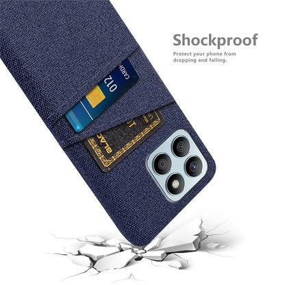For Honor X8b 4G Phone Case Dual Card Slots Hard PC Back Cover