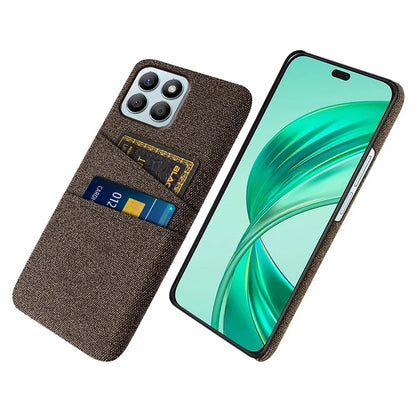 For Honor X8b 4G Phone Case Dual Card Slots Hard PC Back Cover