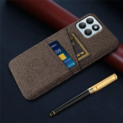 For Honor X8b 4G Phone Case Dual Card Slots Hard PC Back Cover