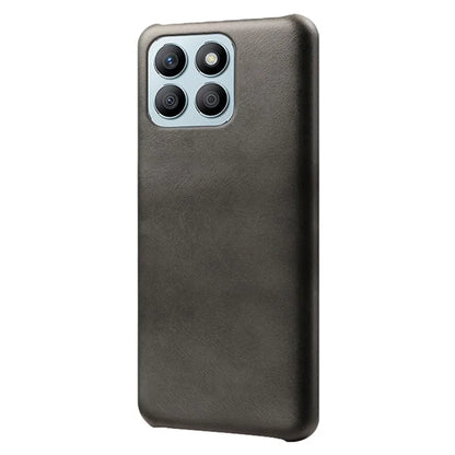 For Honor X8b 4G Phone Case Calf Texture PU Leather Hard PC Back Cover