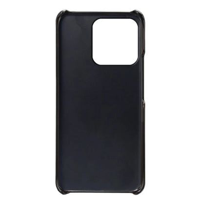 For Honor X8b 4G Phone Case Calf Texture PU Leather Hard PC Back Cover