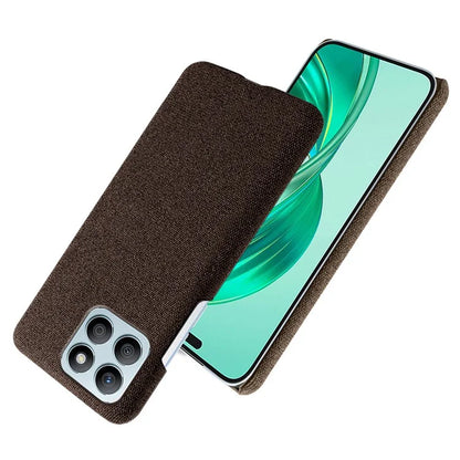 For Honor X8b 4G Phone Case Fabric Cloth Texture Protective Back Cover
