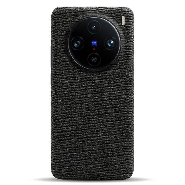 For vivo X100 Pro 5G Case PC+Cloth Shockproof Slim Phone Cover