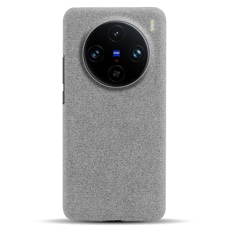 For vivo X100 Pro 5G Case PC+Cloth Shockproof Slim Phone Cover
