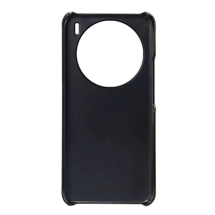 For vivo X100 5G Phone Case Leather Coated PC Cover with Dual Card Holder