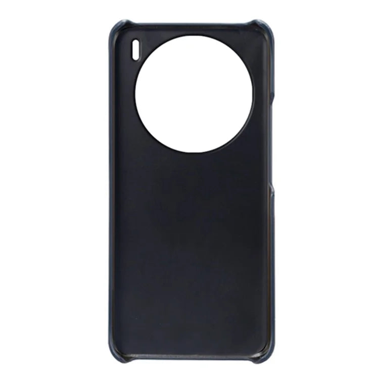 For vivo X100 5G Phone Case Leather Coated PC Cover with Dual Card Holder
