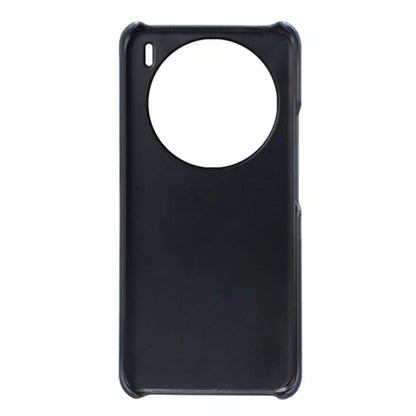 For vivo X100 5G Phone Case Leather Coated PC Cover with Dual Card Holder