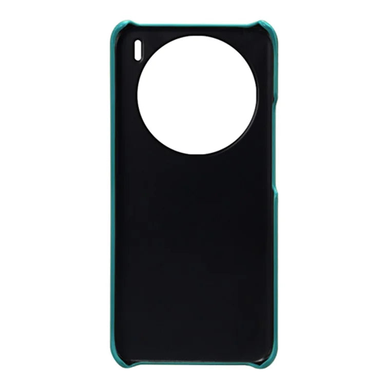 For vivo X100 5G Phone Case Leather Coated PC Cover with Dual Card Holder