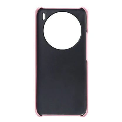 For vivo X100 5G Phone Case Leather Coated PC Cover with Dual Card Holder