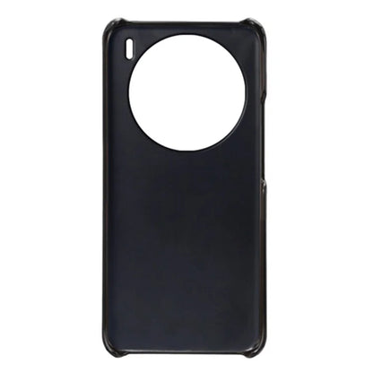 For vivo X100 5G Phone Case PU Leather Coated PC Back Cover Calf Texture