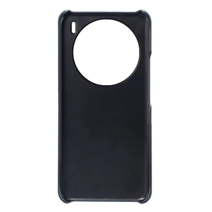 For vivo X100 5G Phone Case PU Leather Coated PC Back Cover Calf Texture
