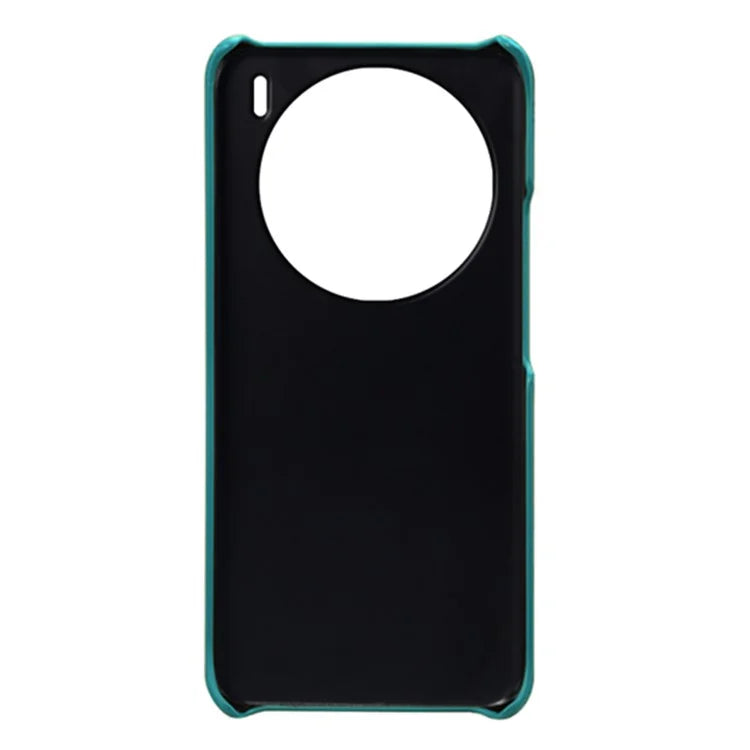 For vivo X100 5G Phone Case PU Leather Coated PC Back Cover Calf Texture