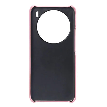 For vivo X100 5G Phone Case PU Leather Coated PC Back Cover Calf Texture