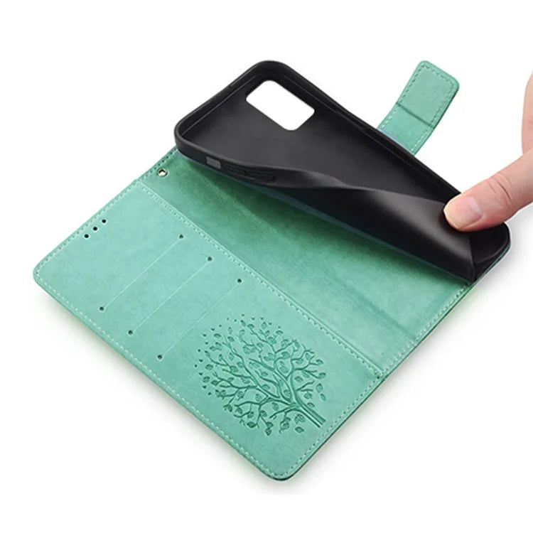 For Nokia G42 Case Scratch-proof Imprinted Deer Tree Pattern Stand Phone Protector