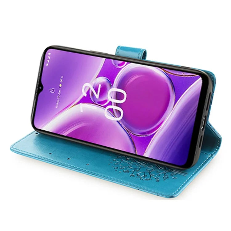 For Nokia G42 Case Scratch-proof Imprinted Deer Tree Pattern Stand Phone Protector