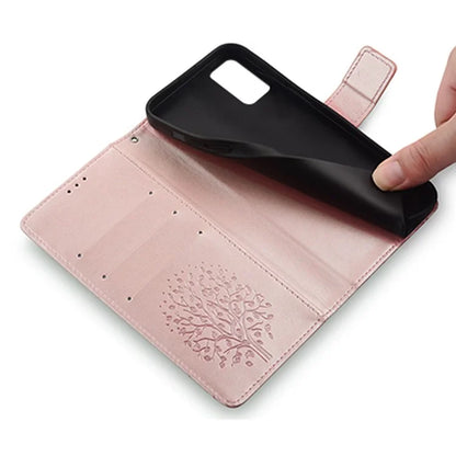 For Nokia G42 Case Scratch-proof Imprinted Deer Tree Pattern Stand Phone Protector