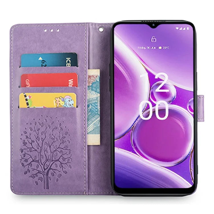 For Nokia G42 Case Scratch-proof Imprinted Deer Tree Pattern Stand Phone Protector