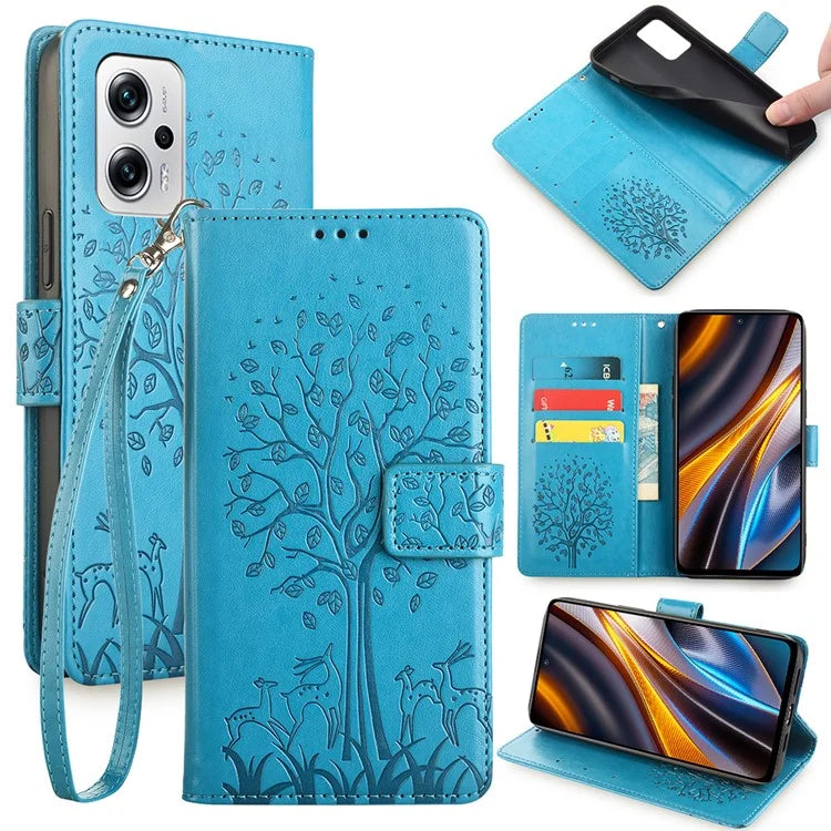 For Xiaomi Redmi Note 11T Pro 5G / Note 11T Pro+ 5G / Poco X4 GT 5G / Redmi K50i 5G Case Anti-drop Leather Phone Shell