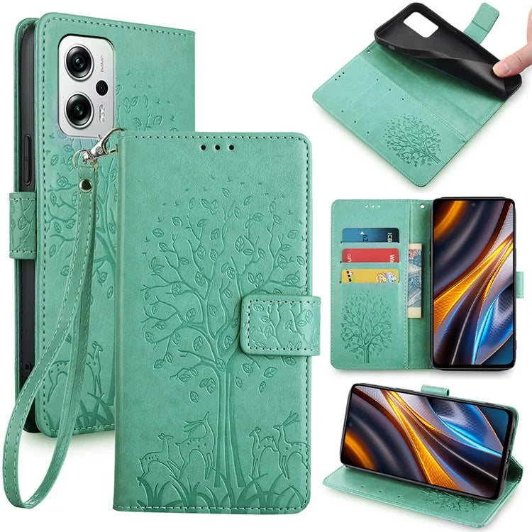 For Xiaomi Redmi Note 11T Pro 5G / Note 11T Pro+ 5G / Poco X4 GT 5G / Redmi K50i 5G Case Anti-drop Leather Phone Shell