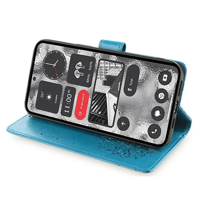 For Nothing Phone (2) Case Drop-resistant Imprinted Deer Tree Pattern Stand Phone Guard Cover
