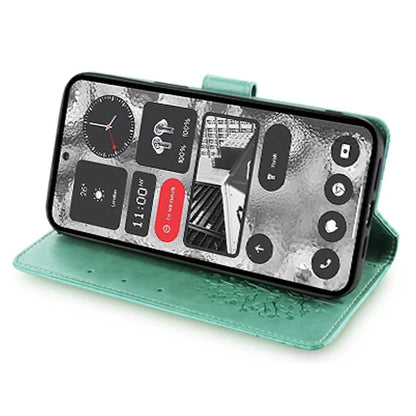 For Nothing Phone (2) Case Drop-resistant Imprinted Deer Tree Pattern Stand Phone Guard Cover