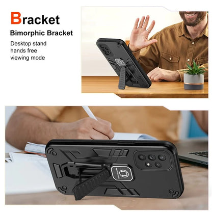 For Samsung Galaxy A33 5G Armor Phone Case with Car Mount Kickstand