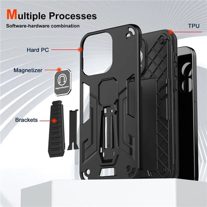 For Samsung Galaxy A33 5G Armor Phone Case with Car Mount Kickstand