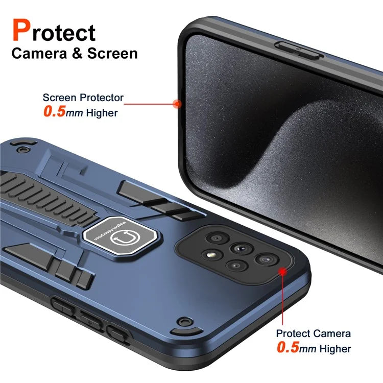 For Samsung Galaxy A33 5G Armor Phone Case with Car Mount Kickstand