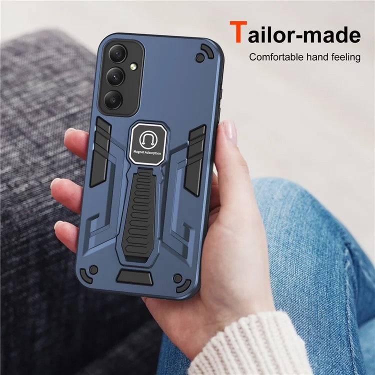 For Samsung Galaxy M34 5G / F34 5G Kickstand Cover TPU+ PC Drop Protective Phone Case