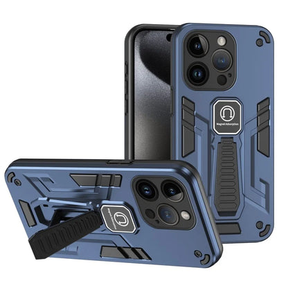 For iPhone 14 Pro Kickstand Phone Cover TPU + PC Combination Protective Case