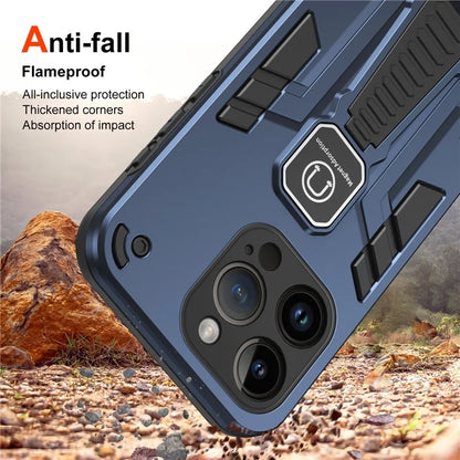 For iPhone 14 Pro Kickstand Phone Cover TPU + PC Combination Protective Case