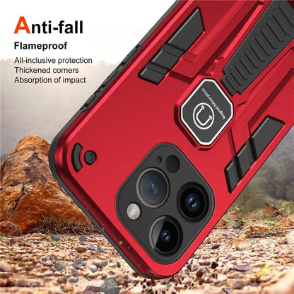 For iPhone 14 Pro Kickstand Phone Cover TPU + PC Combination Protective Case