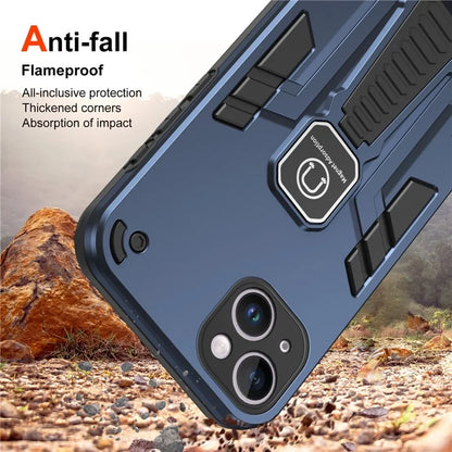For iPhone 14 Plus Kickstand Case Double Protection Phone Cover Work with Magnetic Car Mount