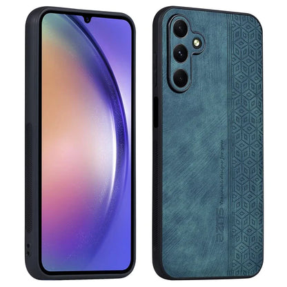 AZNS For Samsung Galaxy A25 5G (Global) (161.0 x 76.5 x 8.3mm) Case PU Leather Coated TPU Anti-slip Back Shell
