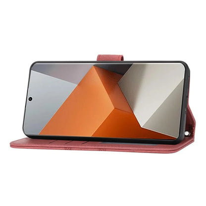 For Xiaomi Redmi Note 13 Pro+ 5G Case Soft PU Leather+TPU Imprinted Phone Cover