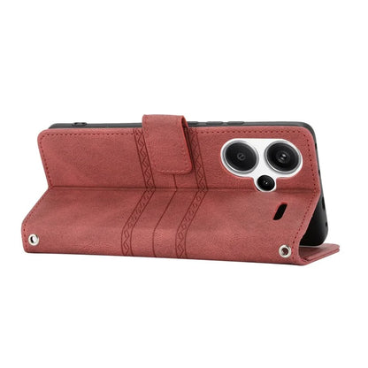 For Xiaomi Redmi Note 13 Pro+ 5G Case Soft PU Leather+TPU Imprinted Phone Cover