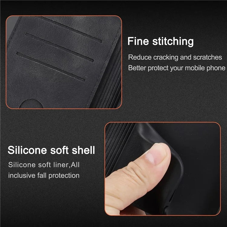For Xiaomi Redmi Note 13 Pro+ 5G Case Imprinted Line Card Slots Shockproof Phone Cover