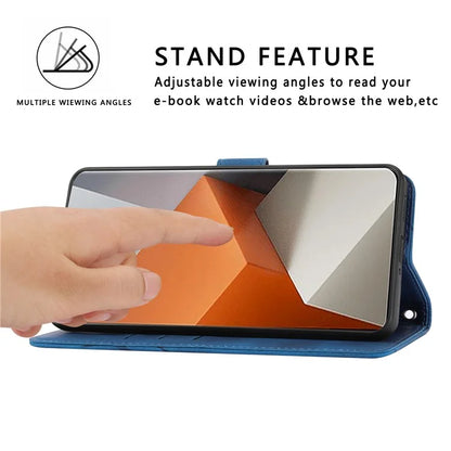 For Xiaomi Redmi Note 13 Pro+ 5G Case Imprinted Line Card Slots Shockproof Phone Cover